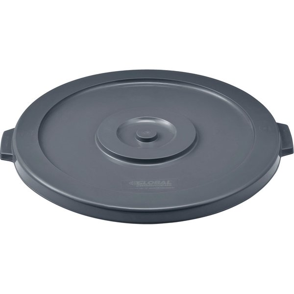 Global Industrial Flat Lid, Gray, Plastic 240461GY